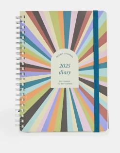 Natura Selection Agendas|Papelería^Agenda Escolar Stripes Semana Vista 2024-2025 147944-ASSORTED