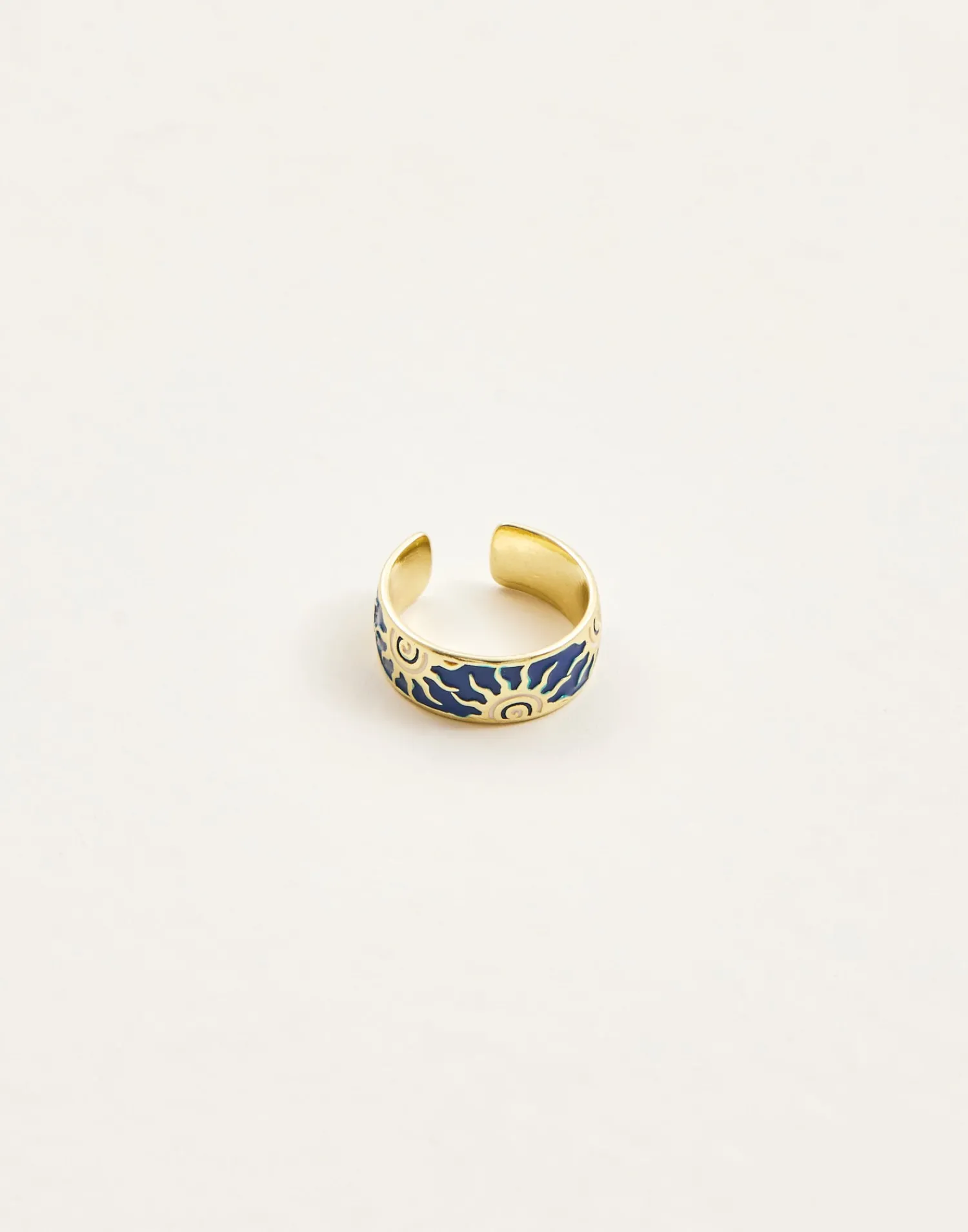 Natura Selection Bisutería^Anillo Ancho Sol