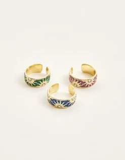 Natura Selection Bisutería^Anillo Ancho Sol
