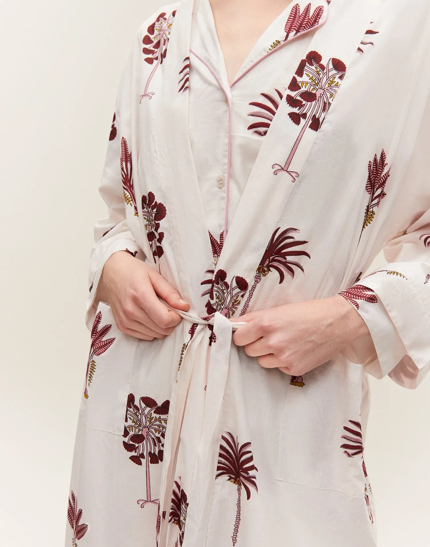 Natura Selection Pijamas^Bata Jaya 145664-ECRU