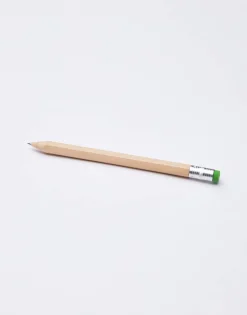 Natura Selection Papelería^Bolígrafo Madera Con Goma 142244-GREEN
