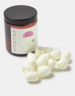 Natura Selection Bodycare & Beauty|Bodycare & Beauty^Bote 20 Capullos Gusano Seda Exfoliantes 148152-ECRU