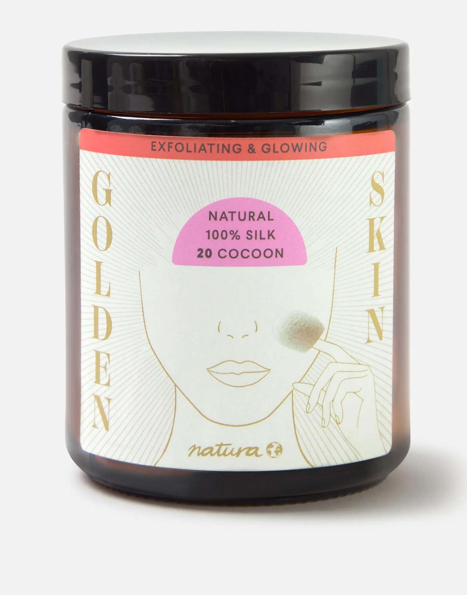 Natura Selection Bodycare & Beauty|Bodycare & Beauty^Bote 20 Capullos Gusano Seda Exfoliantes 148152-ECRU