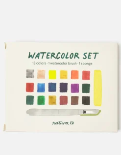 Natura Selection Papelería|Juegos^Caja 18 Acuarelas 147995-ASSORTED