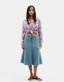 Natura Selection Camisas Y Blusas^Camisa Dobbi Korba 147743-VIOLET