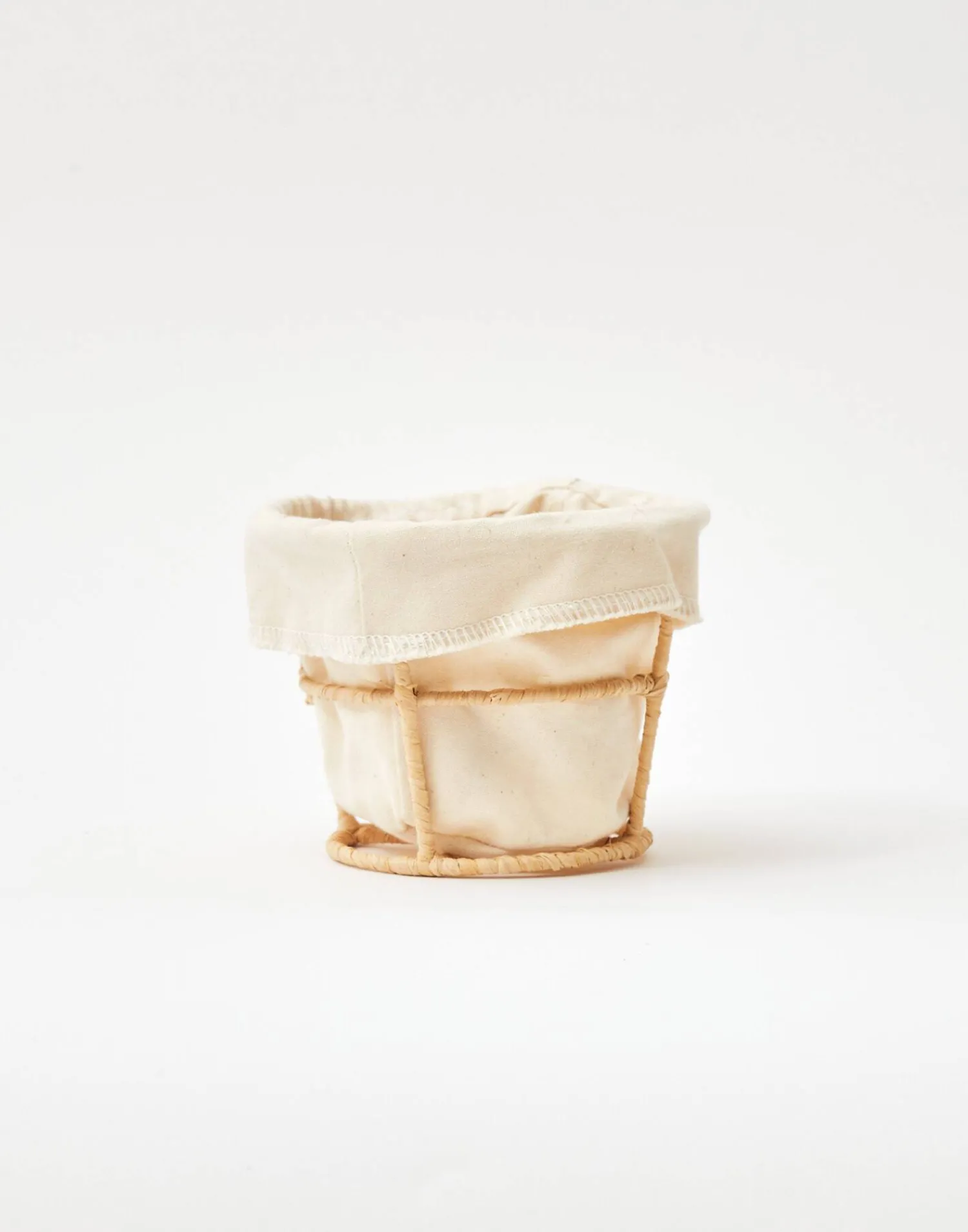 Natura Selection Decoración|Baño^Cesta Redonda D12 Cm 139429-ECRU