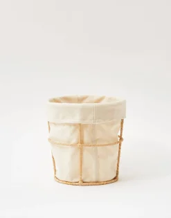 Natura Selection Decoración|Baño^Cesta Redonda D15 Cm 139430-ECRU