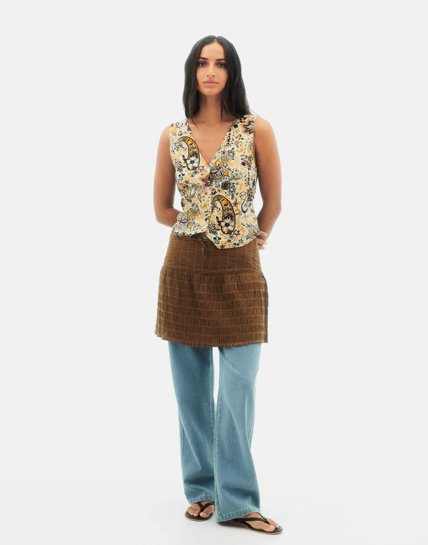 Natura Selection Chalecos|Camisetas Y Tops^Chaleco Garden 147767-ECRU