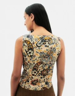 Natura Selection Chalecos|Camisetas Y Tops^Chaleco Garden 147767-ECRU