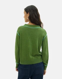 Natura Selection Jerséis Y Cárdigans^Chaqueta Susan 149815-GREEN