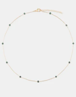 Natura Selection Bisutería^Collar Dorado Piedra Color