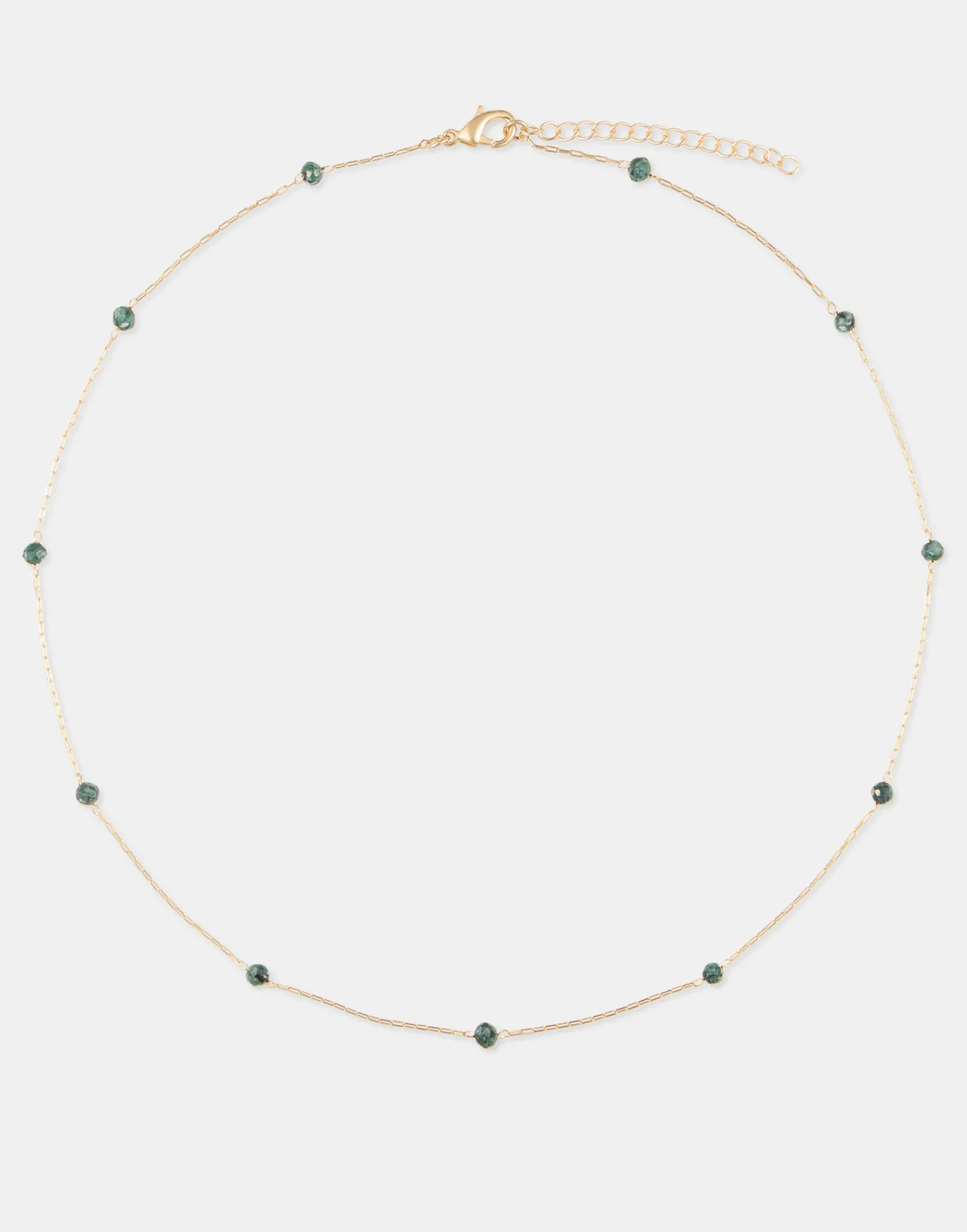 Natura Selection Bisutería^Collar Dorado Piedra Color