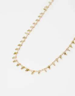 Natura Selection Bisutería^Collar Fino Piedras 144653-GOLD