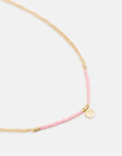 Natura Selection Bisutería^Collar Oro Beads Minicharm