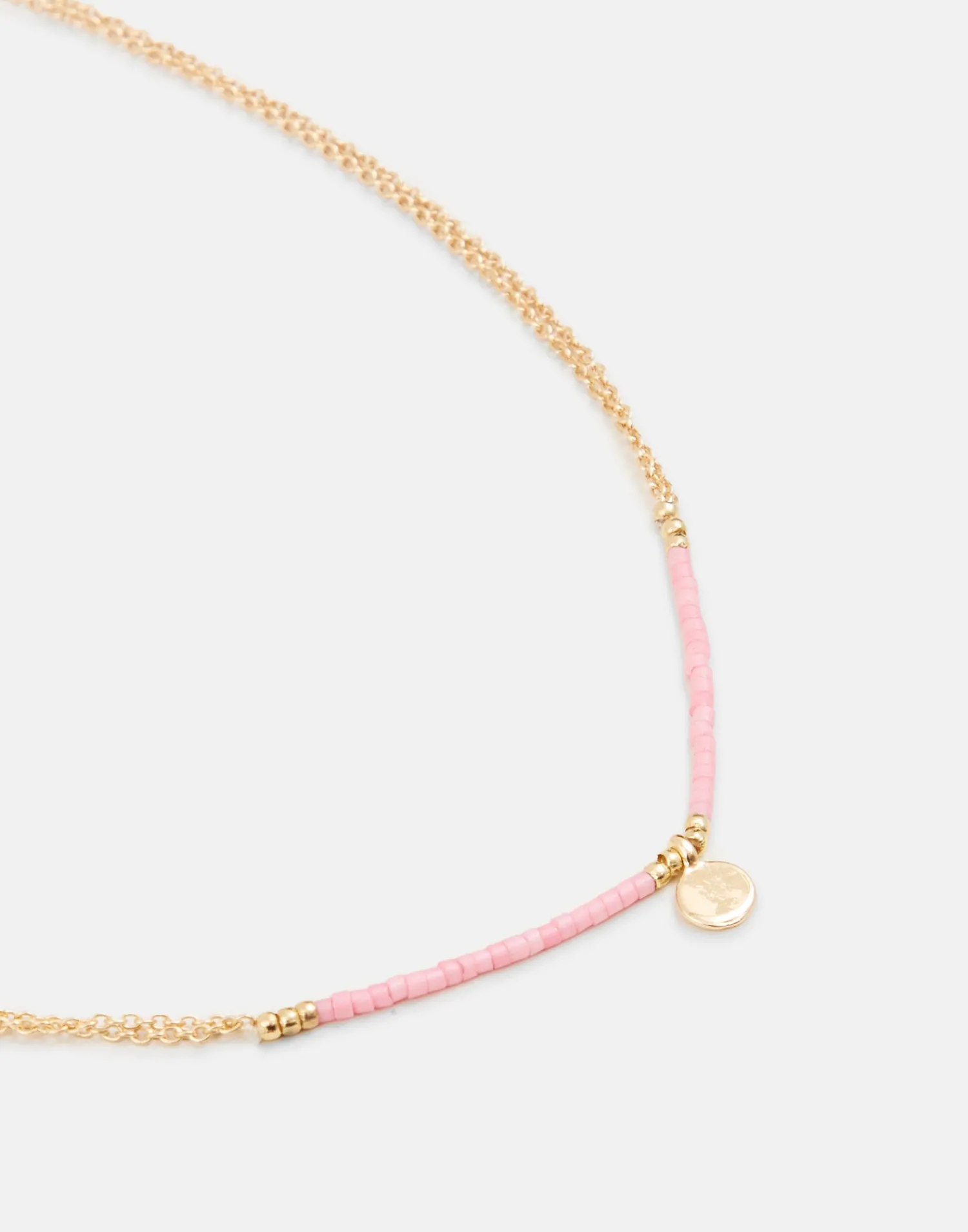 Natura Selection Bisutería^Collar Oro Beads Minicharm