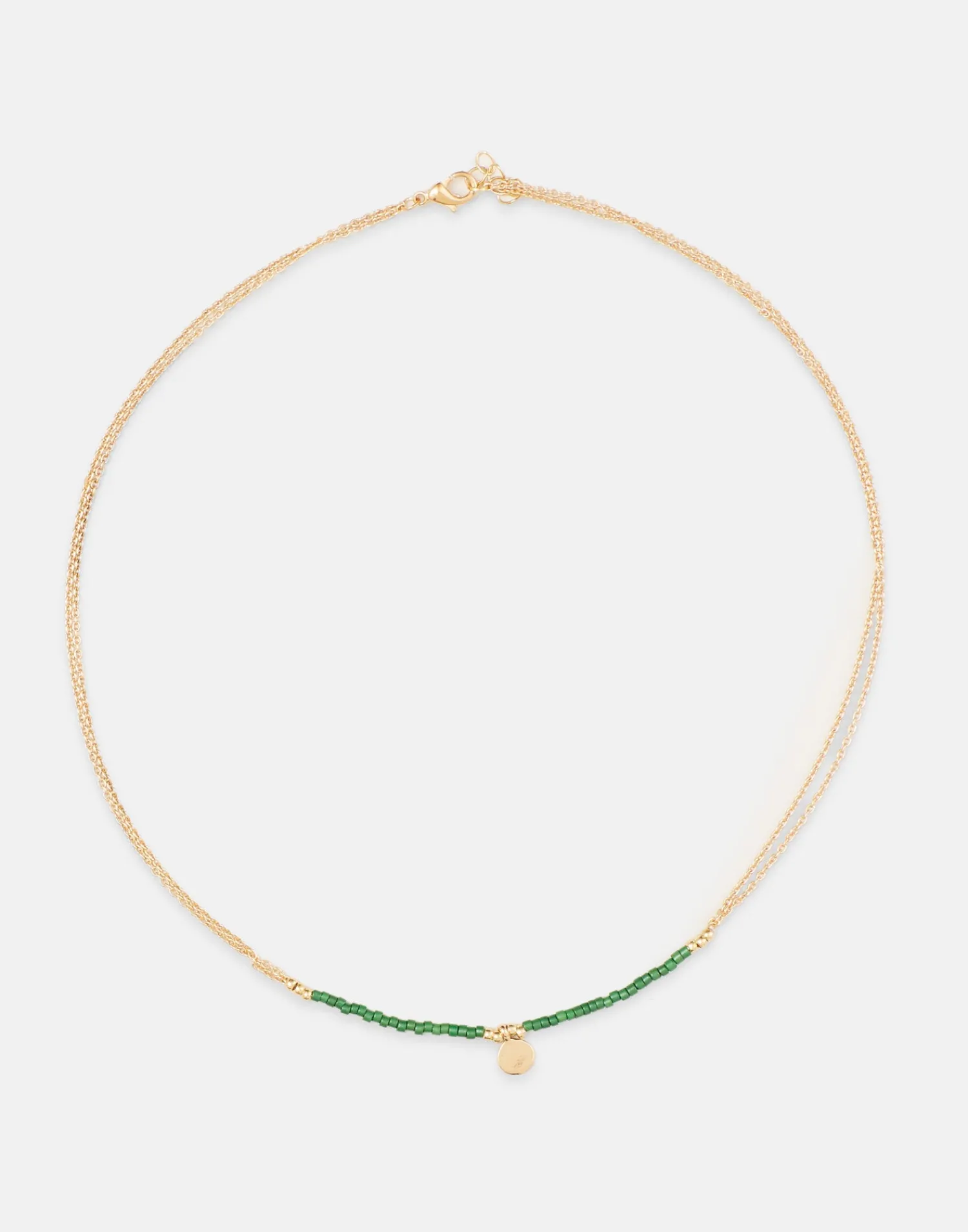 Natura Selection Bisutería^Collar Oro Beads Minicharm