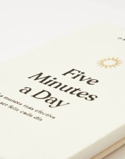 Natura Selection Papelería^Cuaderno 5 Minutos Al Día 144137-ECRU