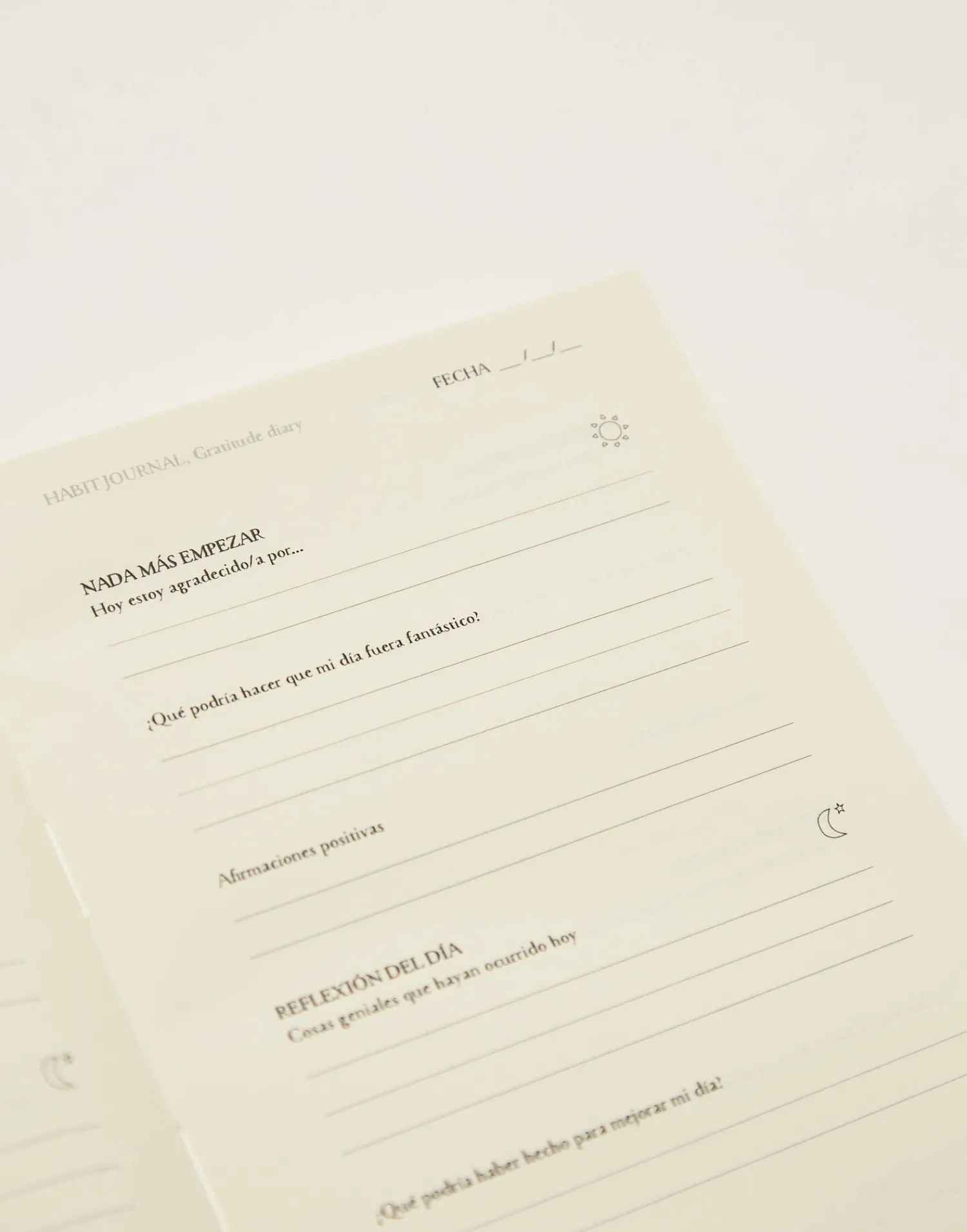 Natura Selection Papelería^Cuaderno Gratitud 130784-GREY/GREE