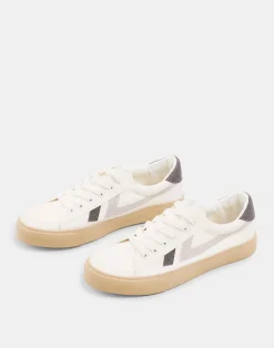 Natura Selection Calzado^Deportiva Blanca Franjas 147835-GREY
