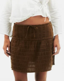 Natura Selection Faldas^Falda Arabia 147734-BROWN