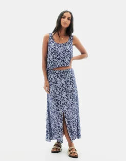 Natura Selection Faldas^Falda Campiña 147751-BLUE