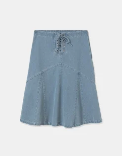 Natura Selection Faldas^Falda Madurai 147828-BLUE