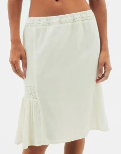 Natura Selection Faldas^Falda Mali 147733-WHITE