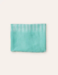Natura Selection Pareos|Fulares Y Pañuelos^Foulard Flecos Tie Dye 145596-TURQUOISE