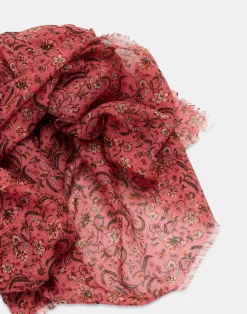 Natura Selection Fulares Y Pañuelos^Fular Floral 150511-PINK