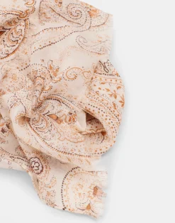 Natura Selection Fulares Y Pañuelos^Fular Paisley 147881-ECRU
