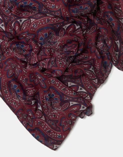 Natura Selection Fulares Y Pañuelos^Fular Paisley 150068-BURGUNDY