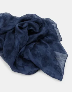 Natura Selection Fulares Y Pañuelos^Fular Paisley 150512-NAVYBLUE