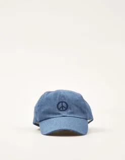 Natura Selection Sombreros Y Gorras^Gorra Bordada Peace 146114-BLUE