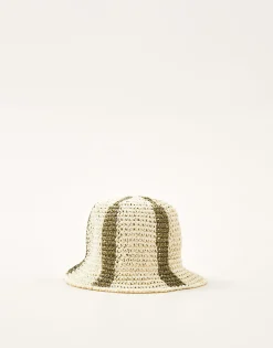 Natura Selection Sombreros Y Gorras^Gorro Bucket Papel Triángulos 145564-GREEN