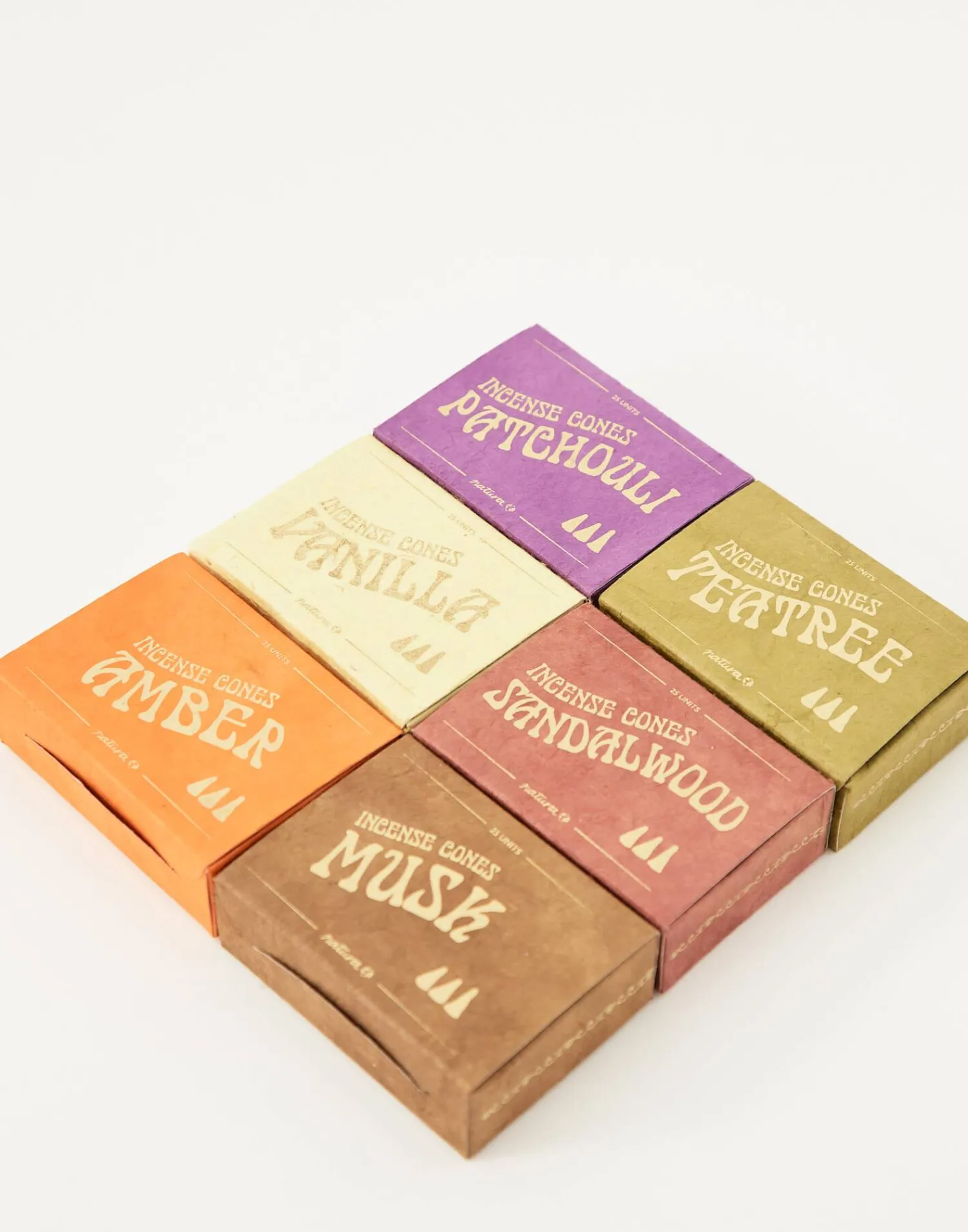 Natura Selection Aromas Y Difusores|Inciensos^Incienso En Conos 25pcs