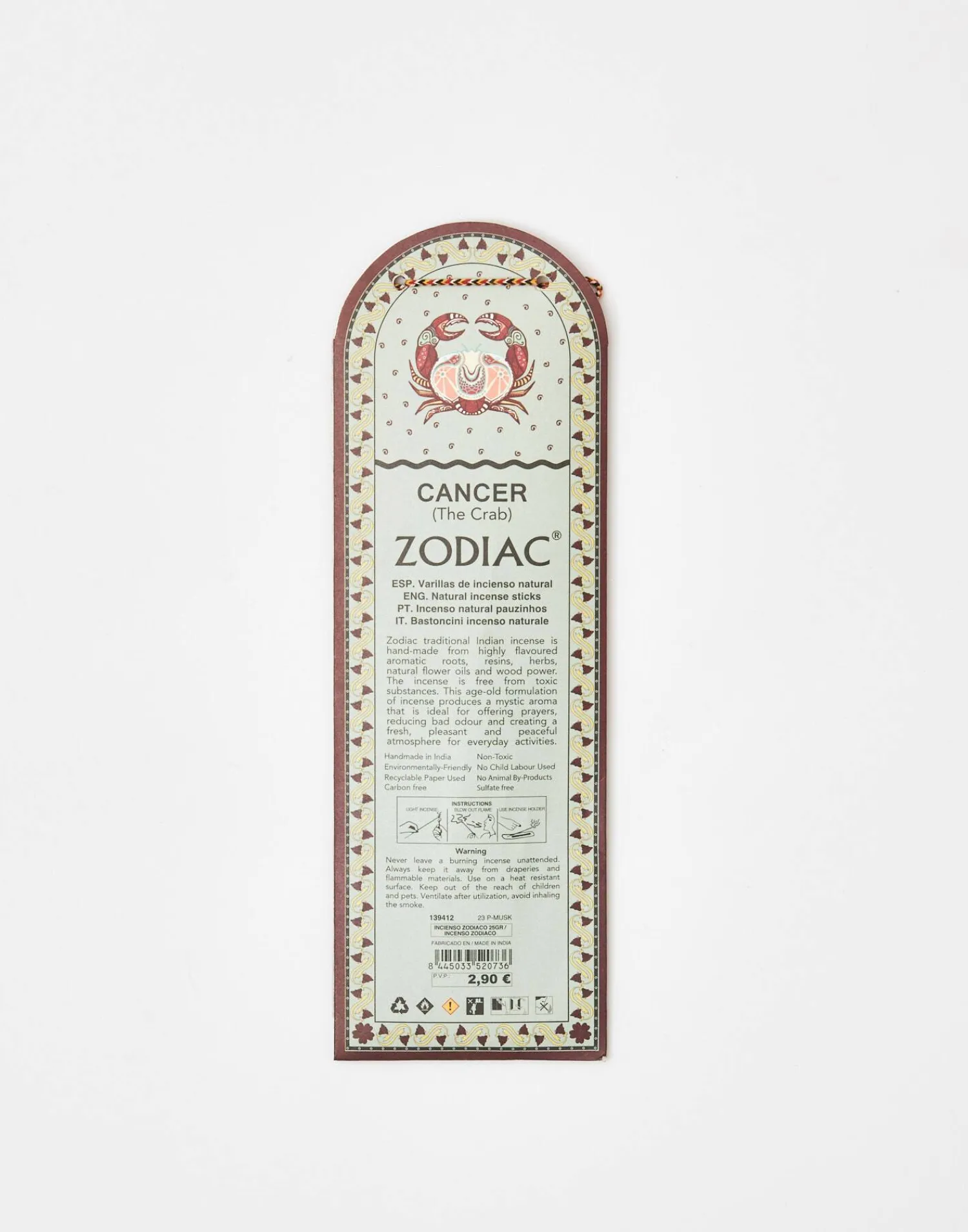 Natura Selection Aromas Y Difusores|Inciensos^Incienso Zodiaco 25gr