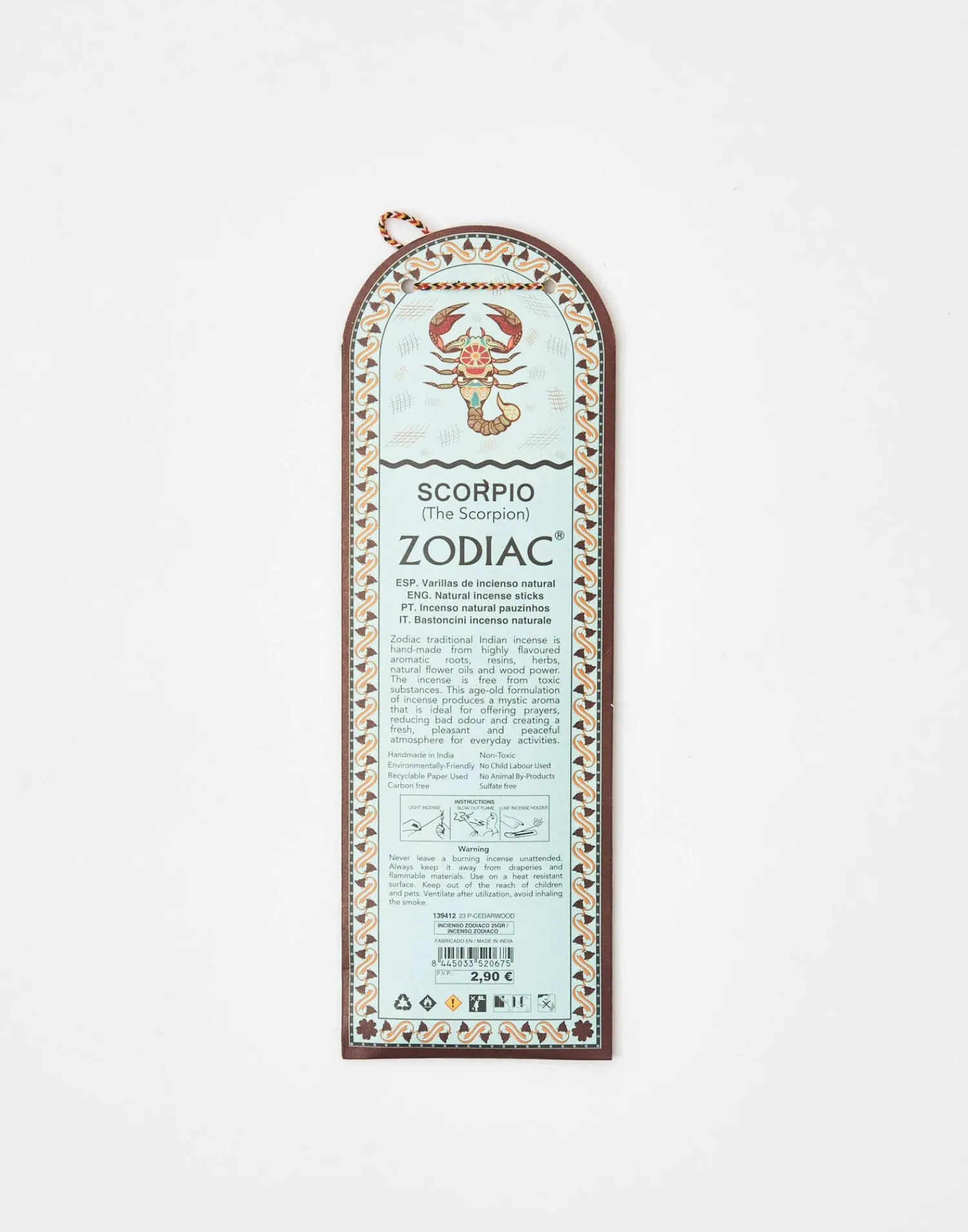 Natura Selection Aromas Y Difusores|Inciensos^Incienso Zodiaco 25gr