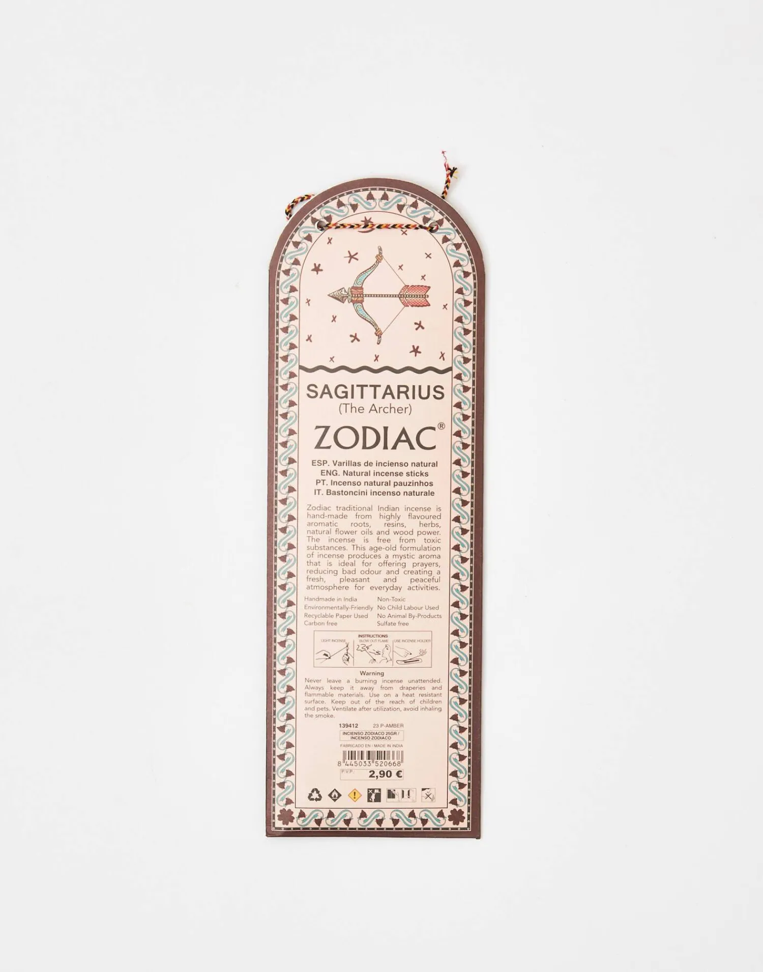 Natura Selection Aromas Y Difusores|Inciensos^Incienso Zodiaco 25gr