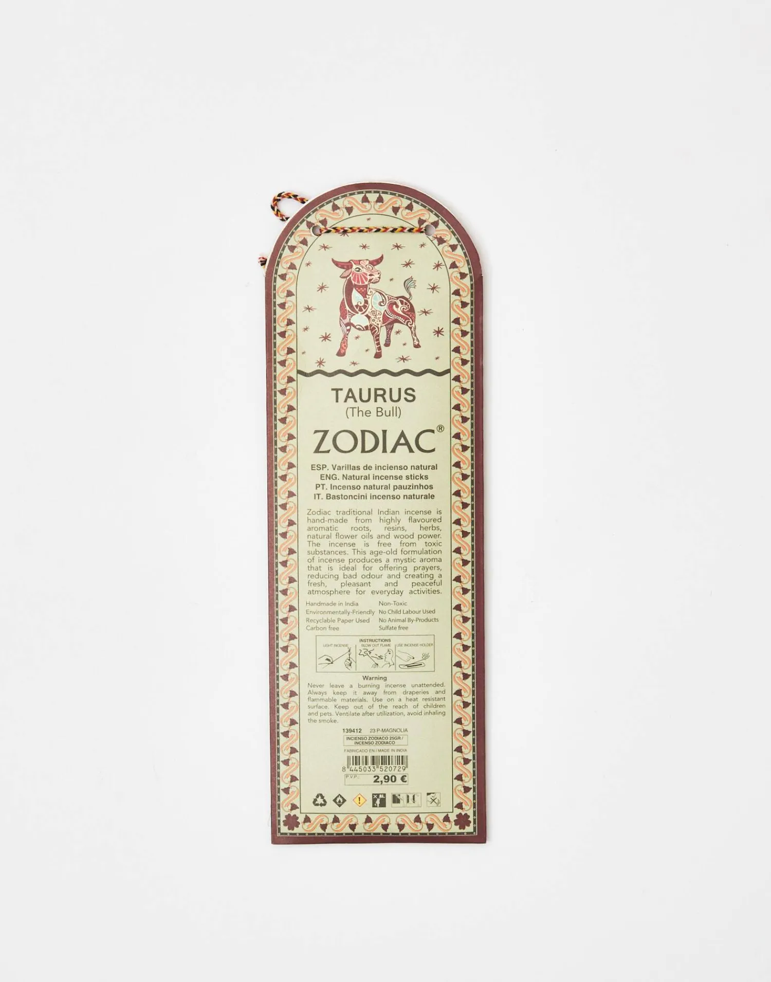 Natura Selection Aromas Y Difusores|Inciensos^Incienso Zodiaco 25gr