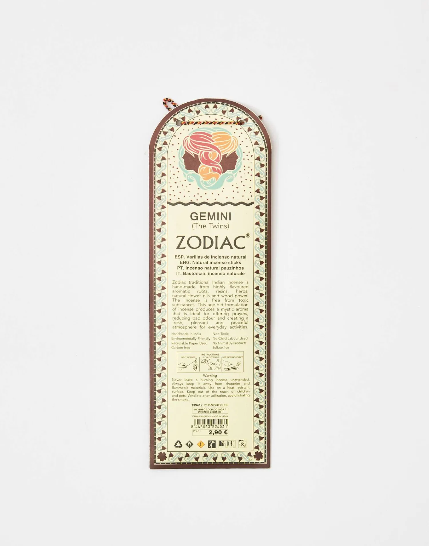 Natura Selection Aromas Y Difusores|Inciensos^Incienso Zodiaco 25gr