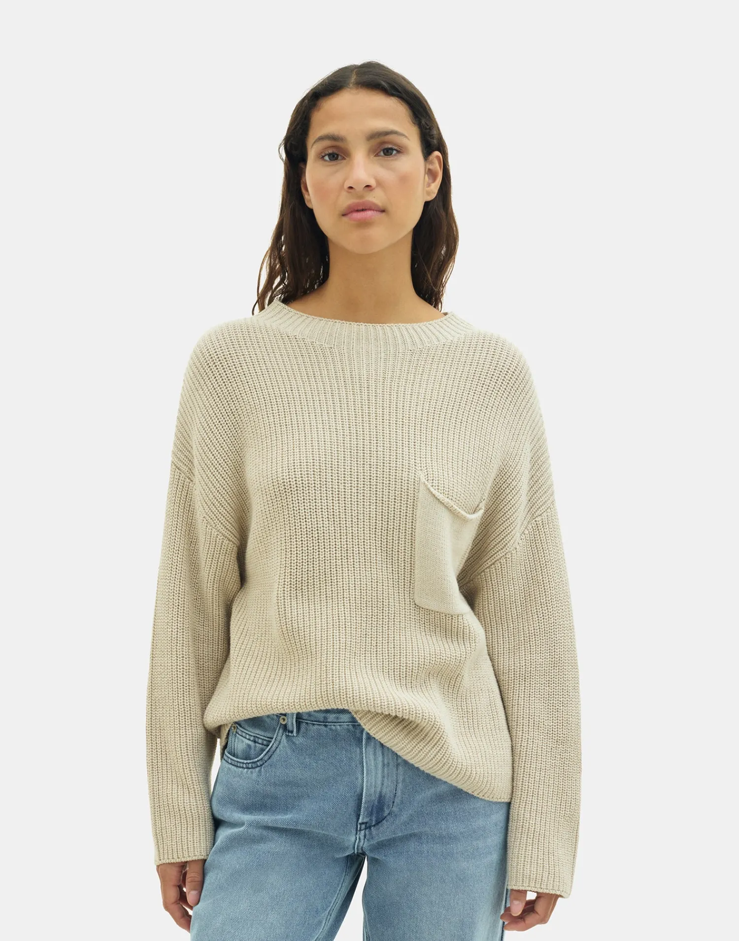 Natura Selection Jerséis Y Cárdigans^Jersey Najak 149822-BEIGE