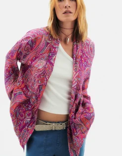 Natura Selection Kimonos^Kimono Paisley 147771-FUCHSIA