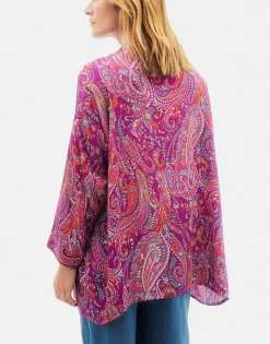 Natura Selection Kimonos^Kimono Paisley 147771-FUCHSIA