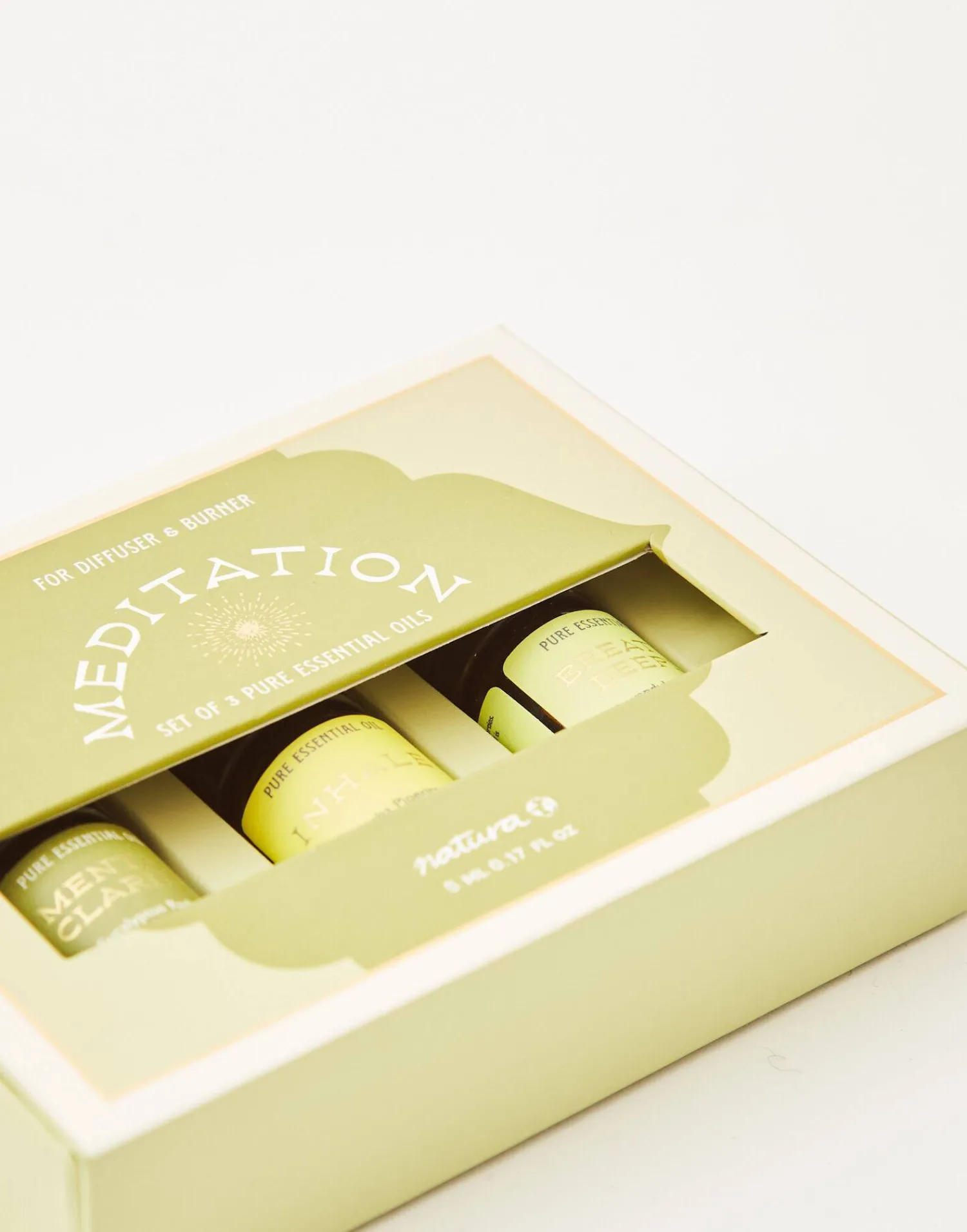 Natura Selection Aromas Y Difusores^Kit Aceites Esenciales Meditation 138234-GREEN
