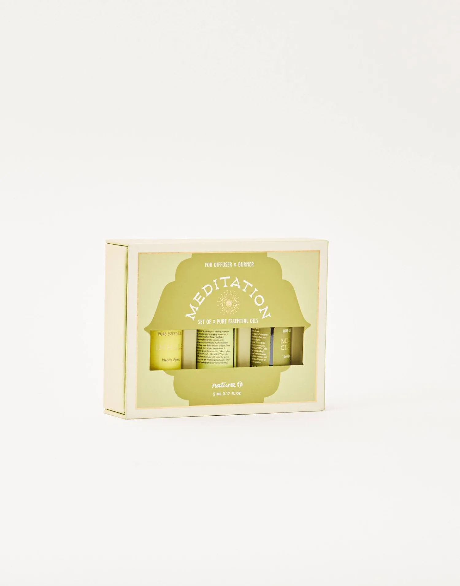 Natura Selection Aromas Y Difusores^Kit Aceites Esenciales Meditation 138234-GREEN