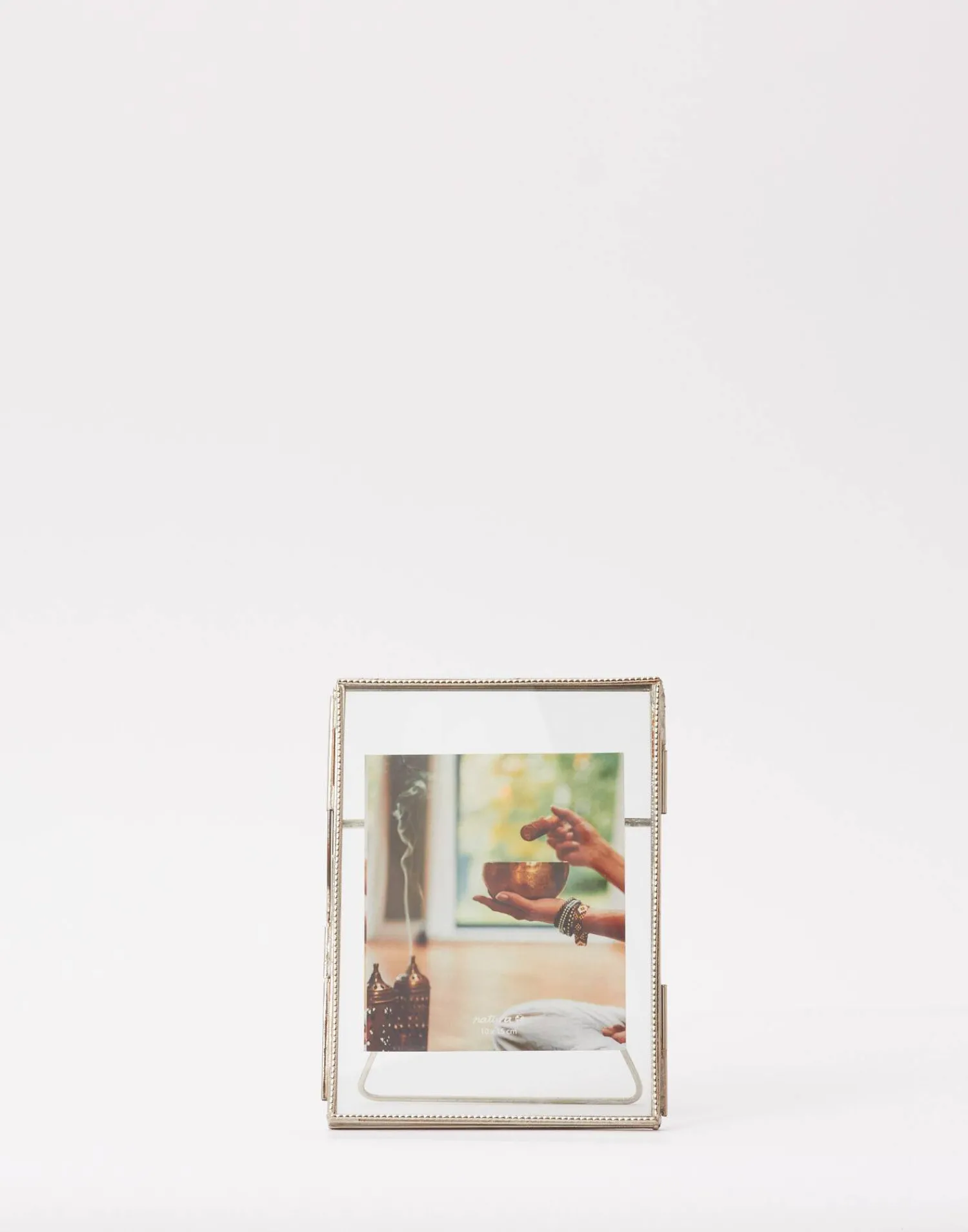 Natura Selection Decoración^Marco Níquel Bolitas 138403-NIKEL