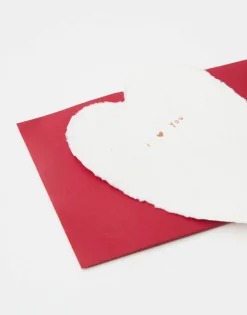 Natura Selection Papelería^Mini Postal Corazón Papel Reciclado