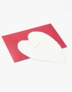 Natura Selection Papelería^Mini Postal Corazón Papel Reciclado