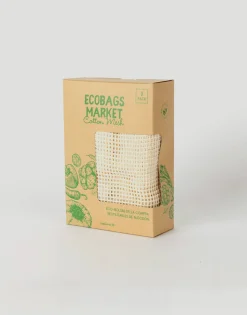 Natura Selection Cocina|Reduce & Reuse^Pack 3 Bolsas Market 116222-NATURAL