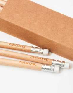Natura Selection Papelería^Pack 12 Lápices HB 135510-BROWN